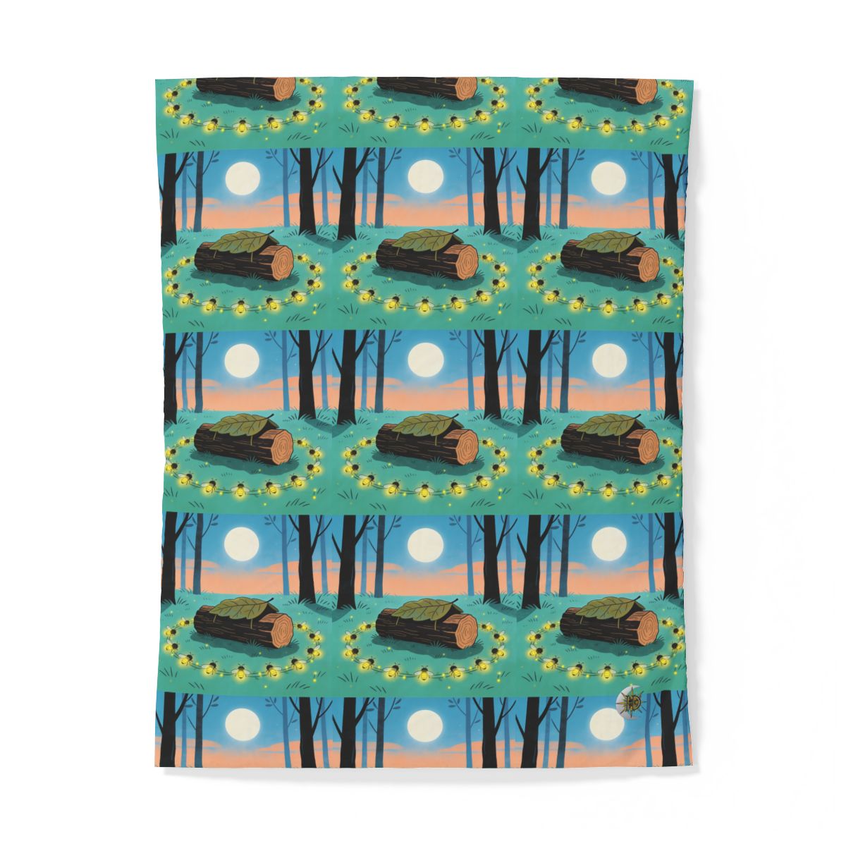 HD Firefly Circle 100% Cotton Duvet Cover