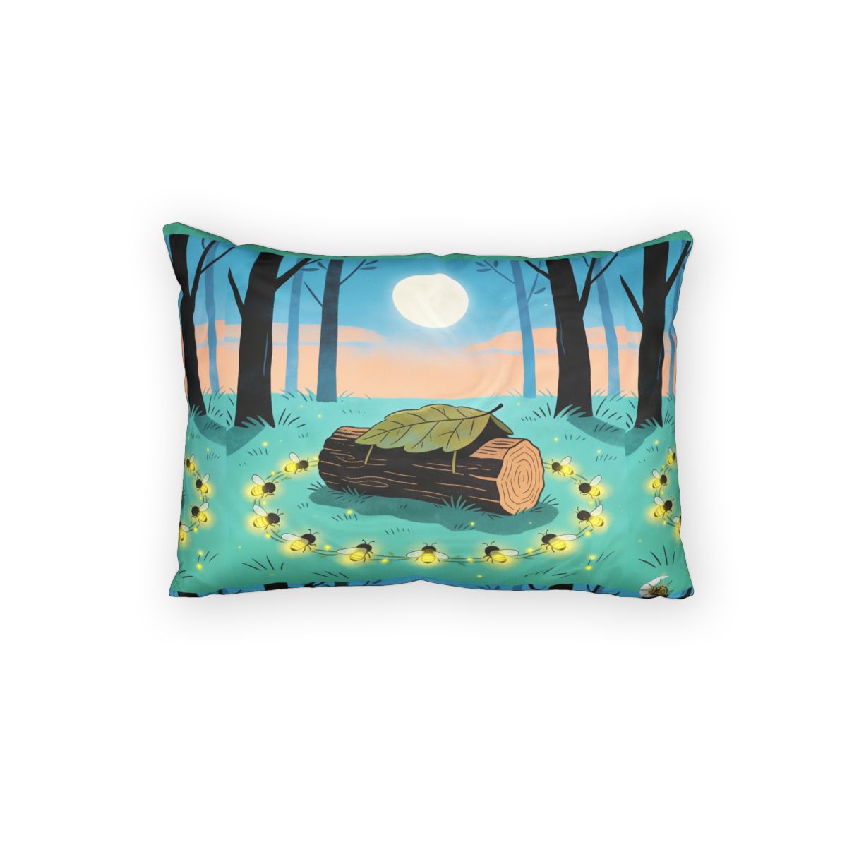 HD Firefly Circle 100% Cotton Pillow Sham