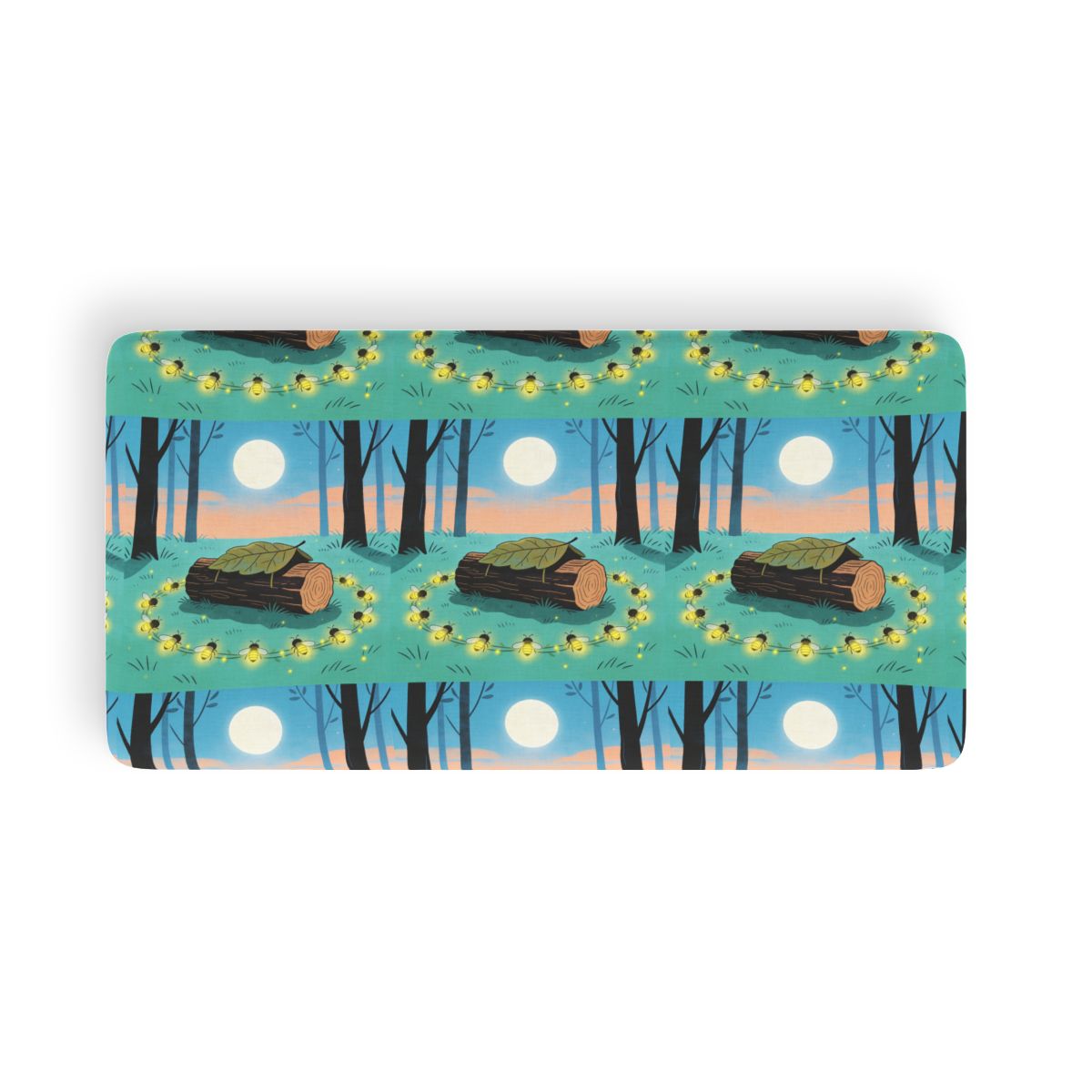 HD Firefly Circle Twin Jersey Fitted Sheet