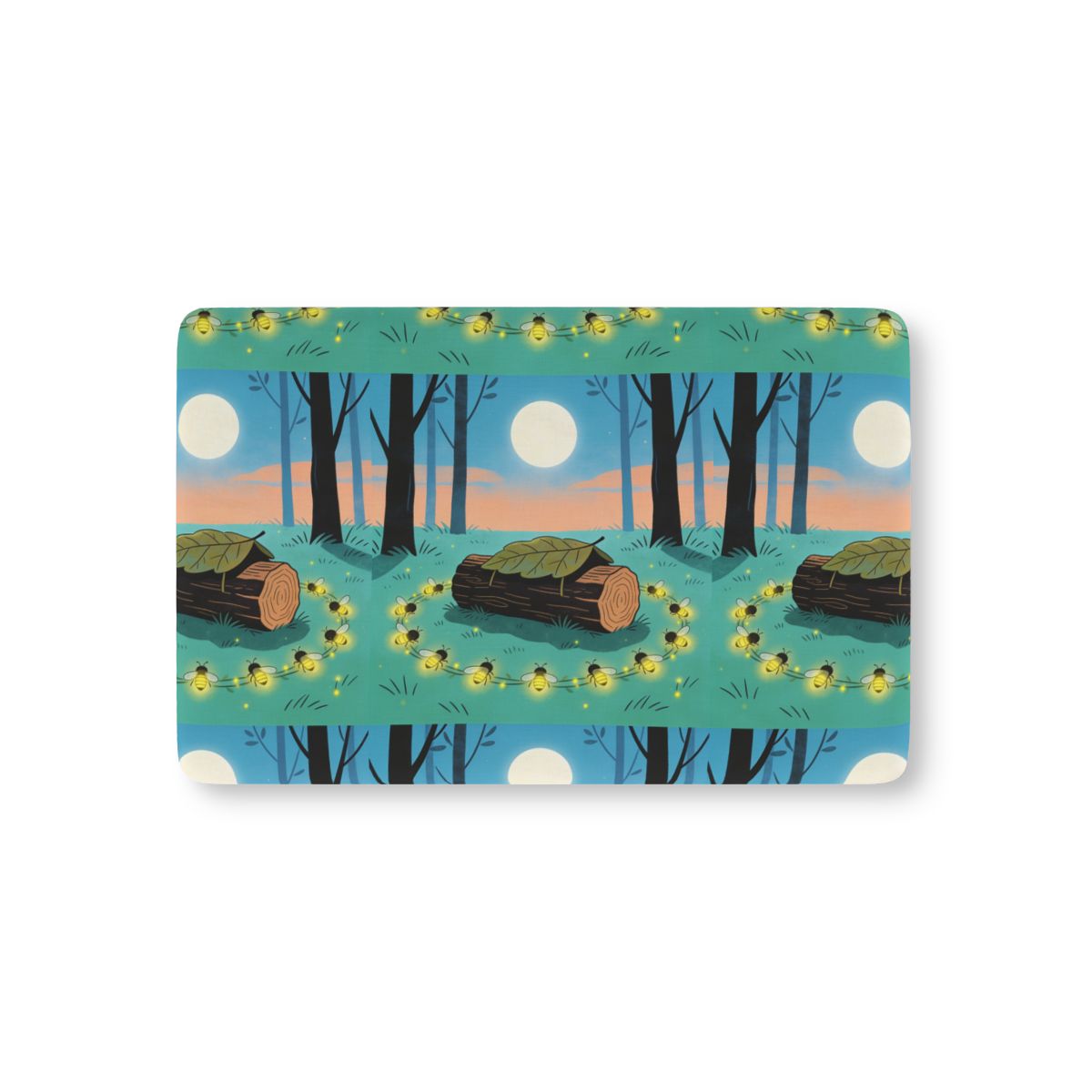 HD Firefly Circle Fitted Crib Sheet