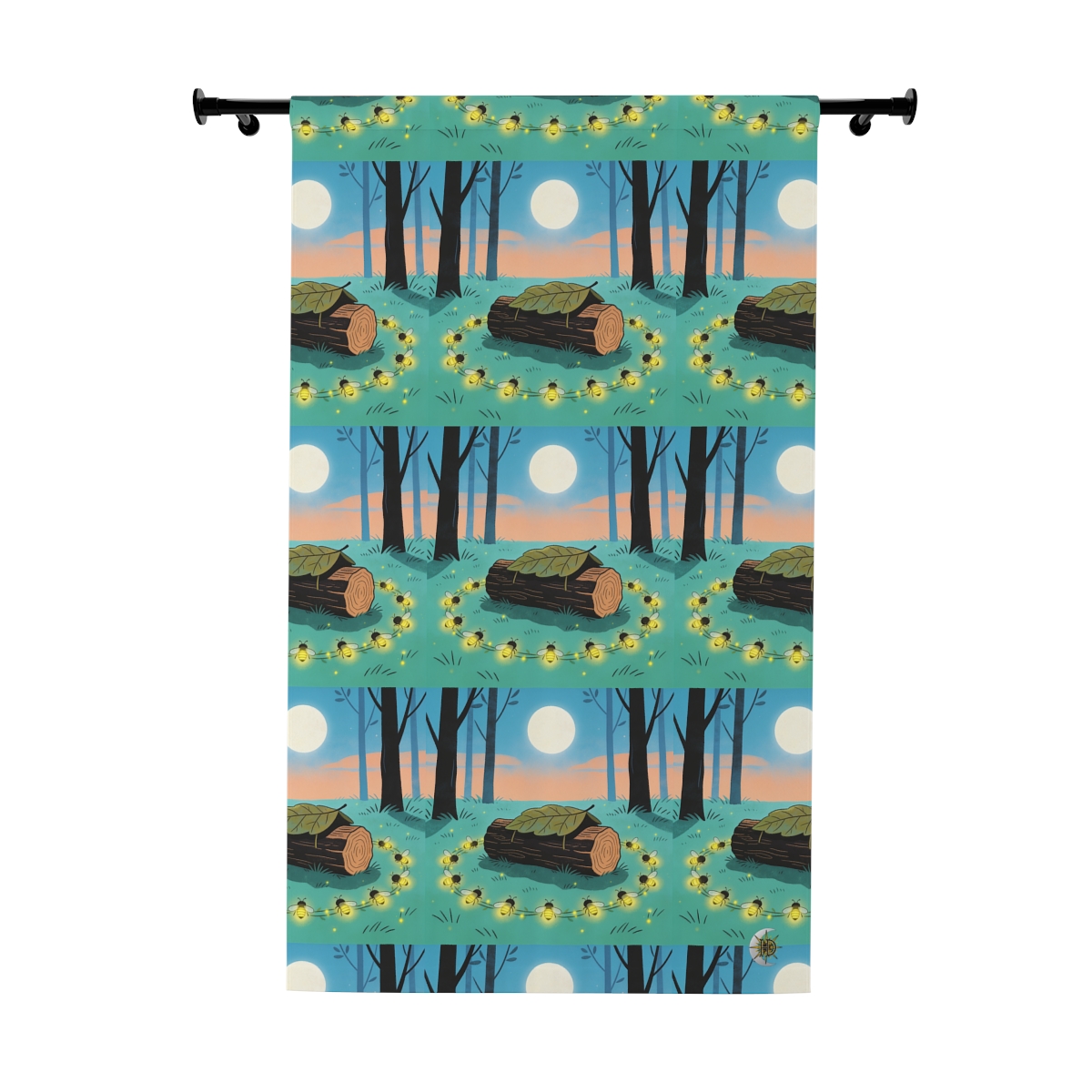 HD Firefly Circle Blackout Window Curtain Panel