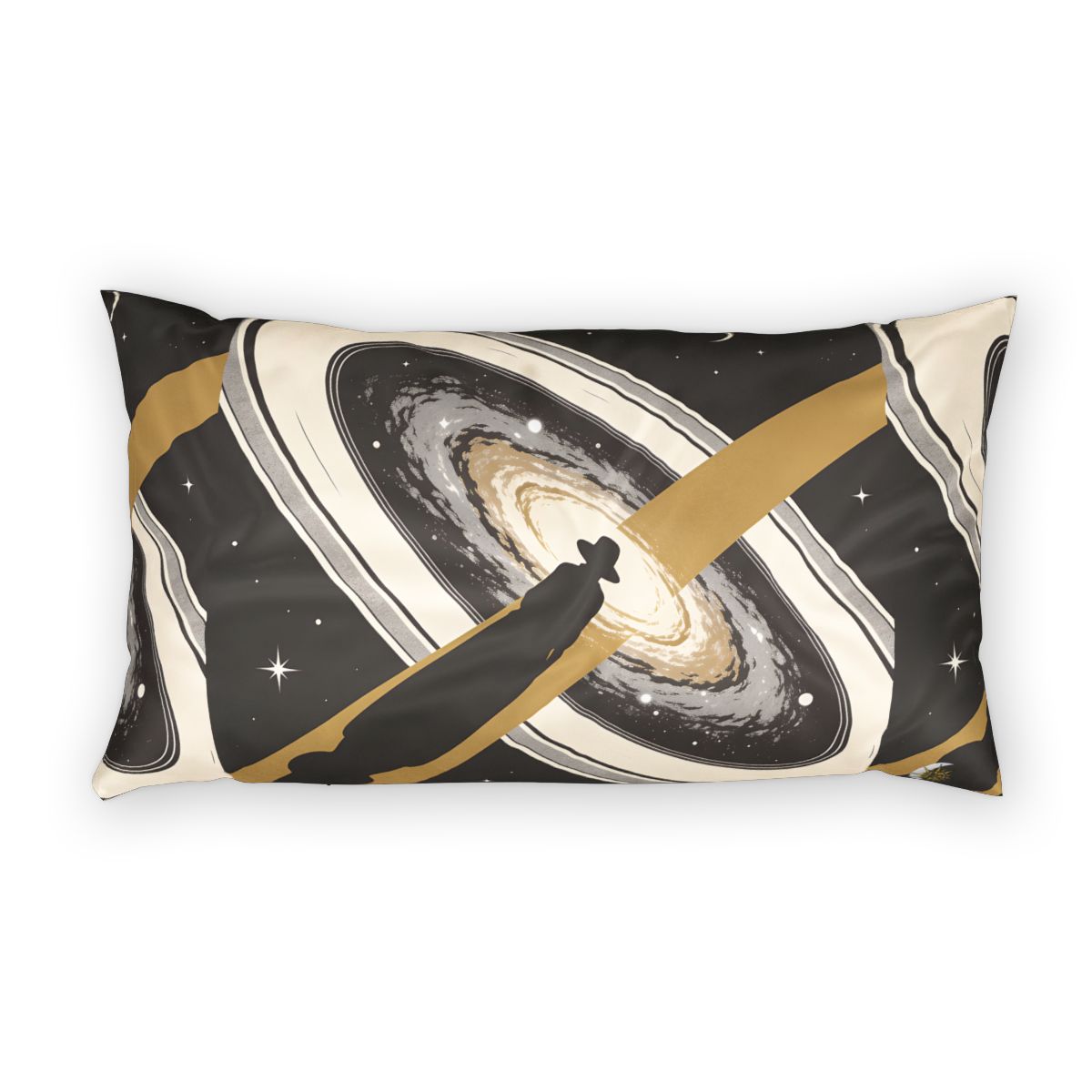 HD Golden Starpath 100% Cotton Pillow Sham — additional view