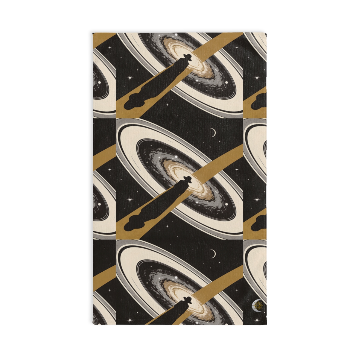 HD Golden Starpath Printed Hand Towel