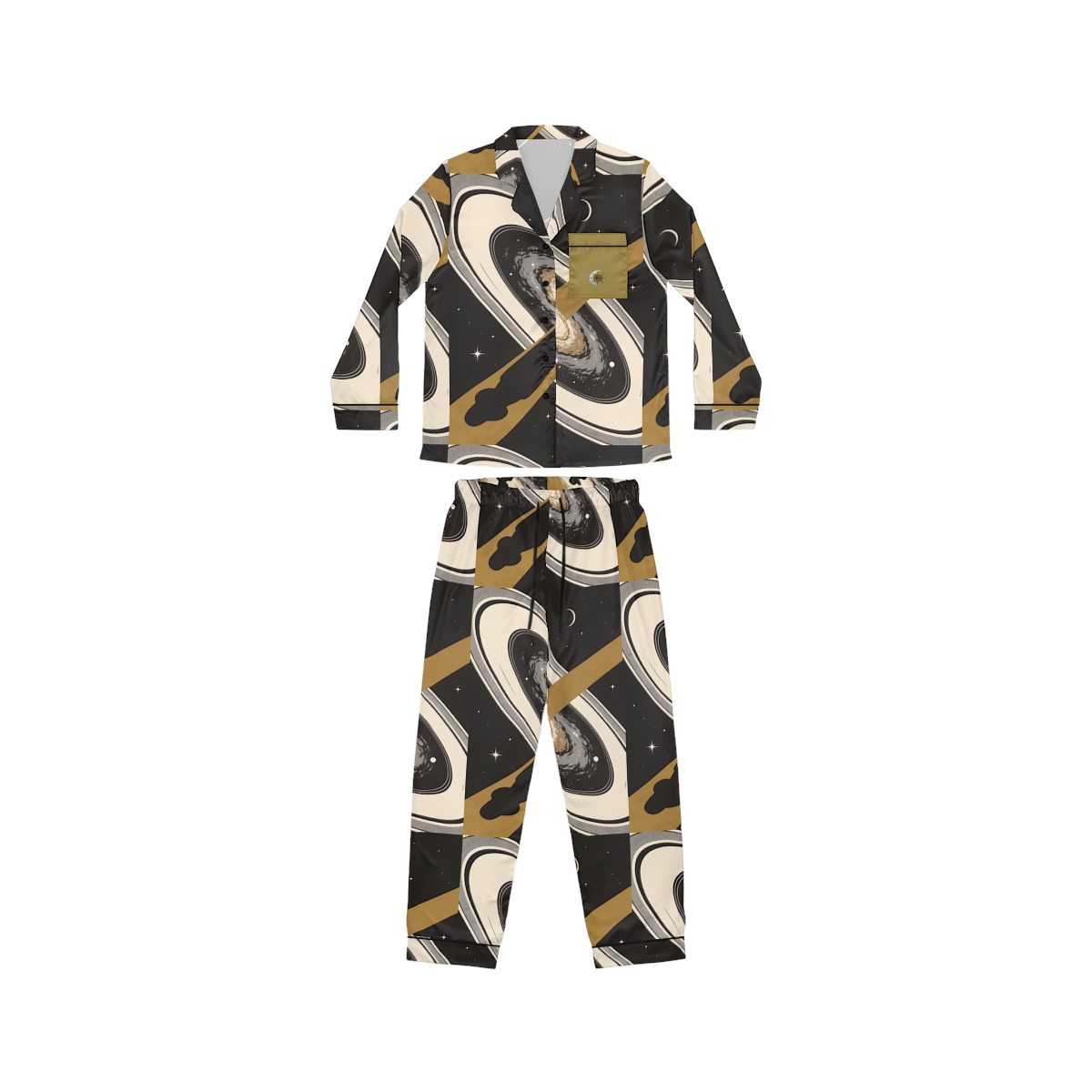 HD Golden Starpath Women’s Satin Pajama Set