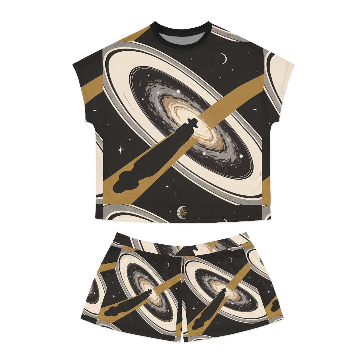 HD Golden Starpath Women’s Short Pajama Set