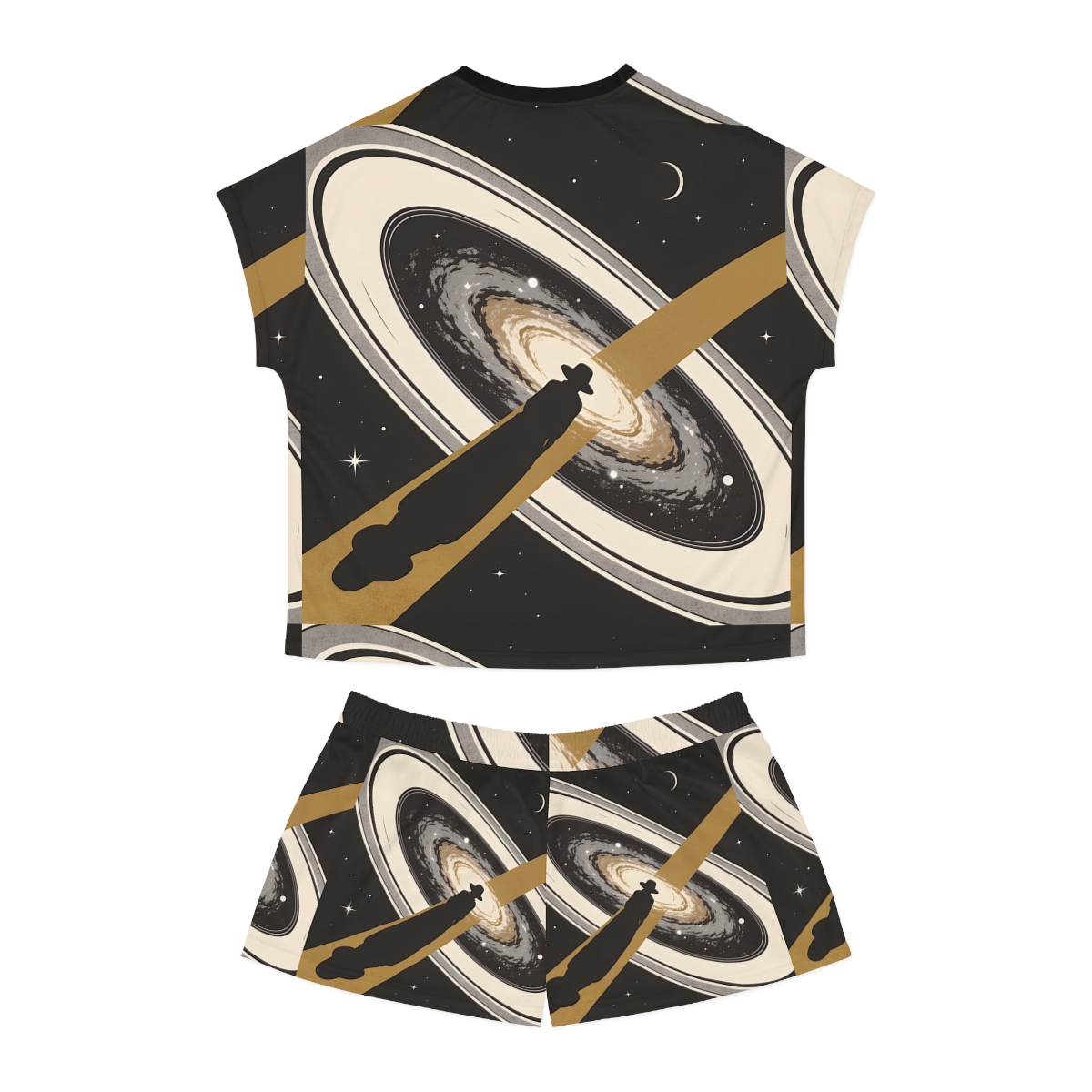 HD Golden Starpath Women’s Short Pajama Set — additional view