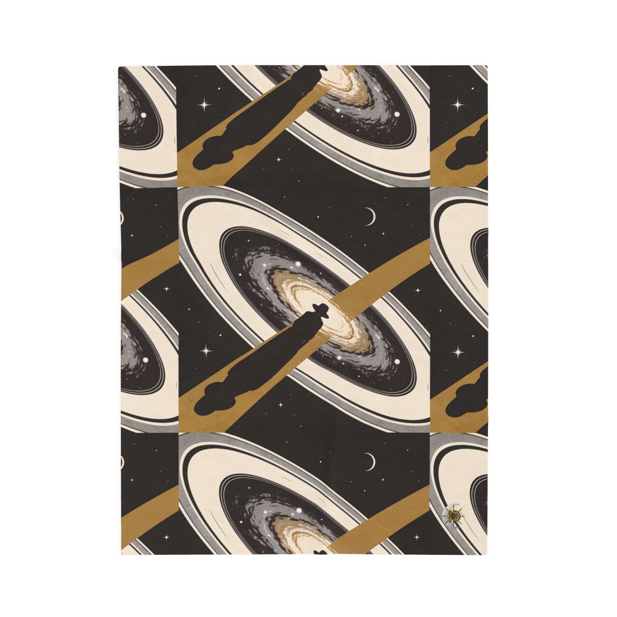 HD Golden Starpath Velveteen Plush Blanket