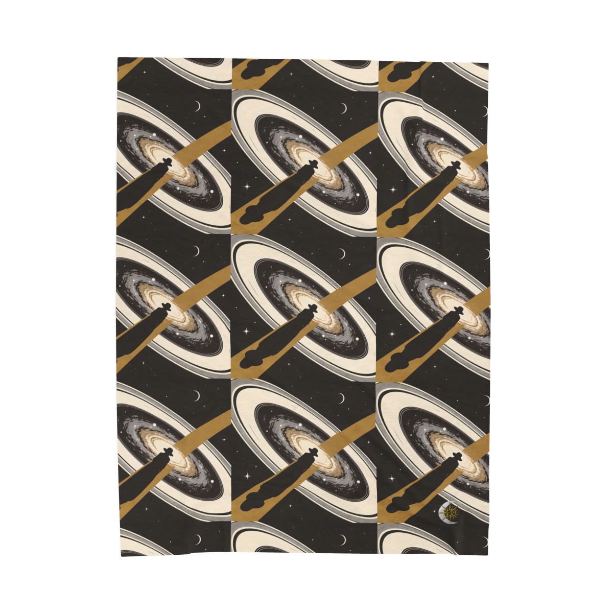 HD Golden Starpath Velveteen Plush Blanket — additional view