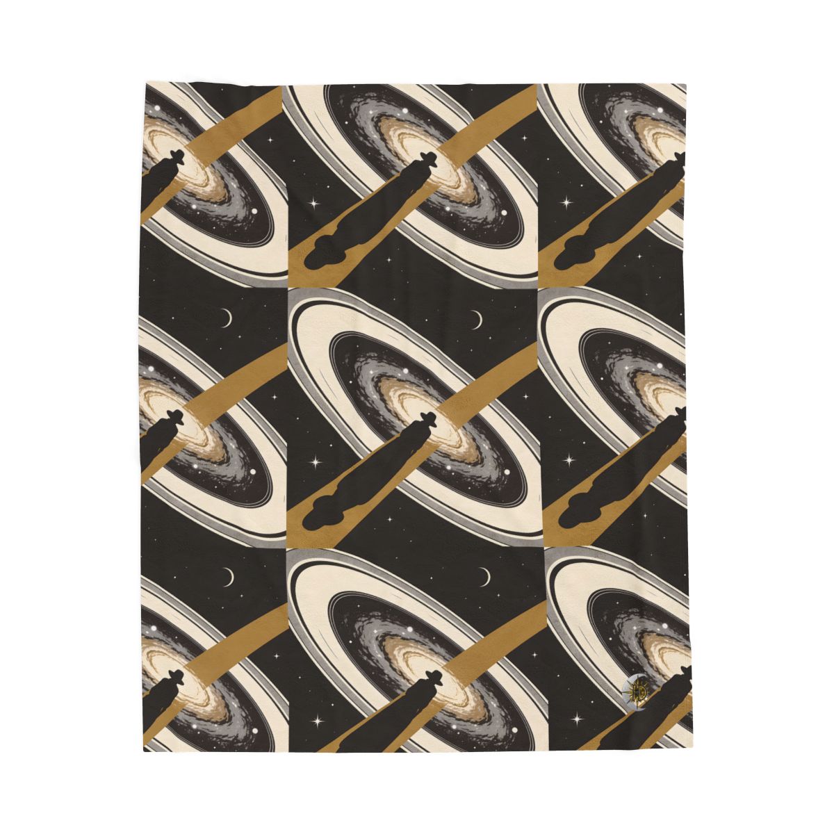 HD Golden Starpath Velveteen Plush Blanket — additional view
