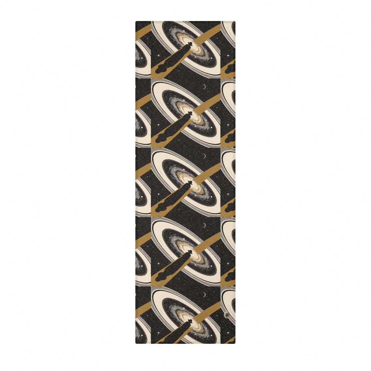 HD Golden Starpath Polyester Chenille Area Rug — additional view