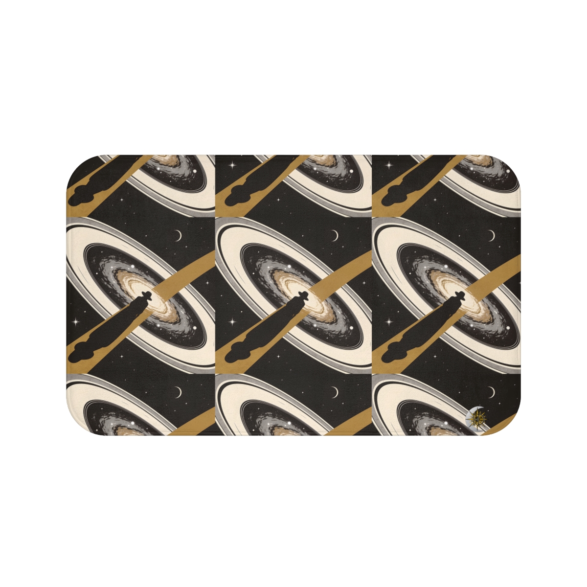 HD Golden Starpath Memory-Foam Bath Mat