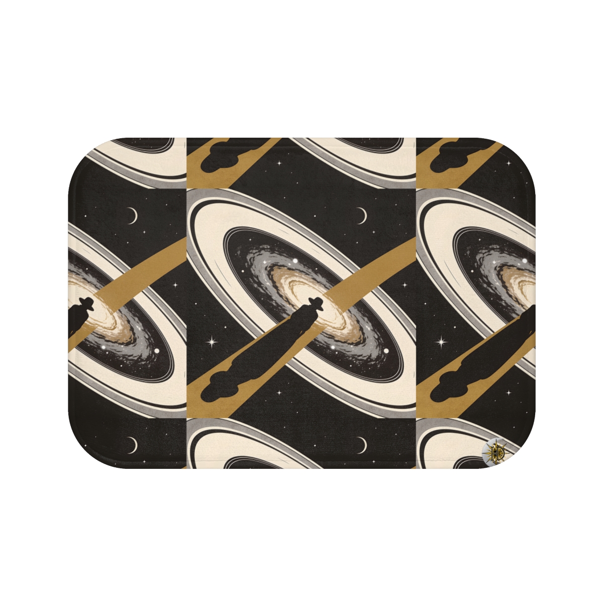 HD Golden Starpath Memory-Foam Bath Mat — additional view
