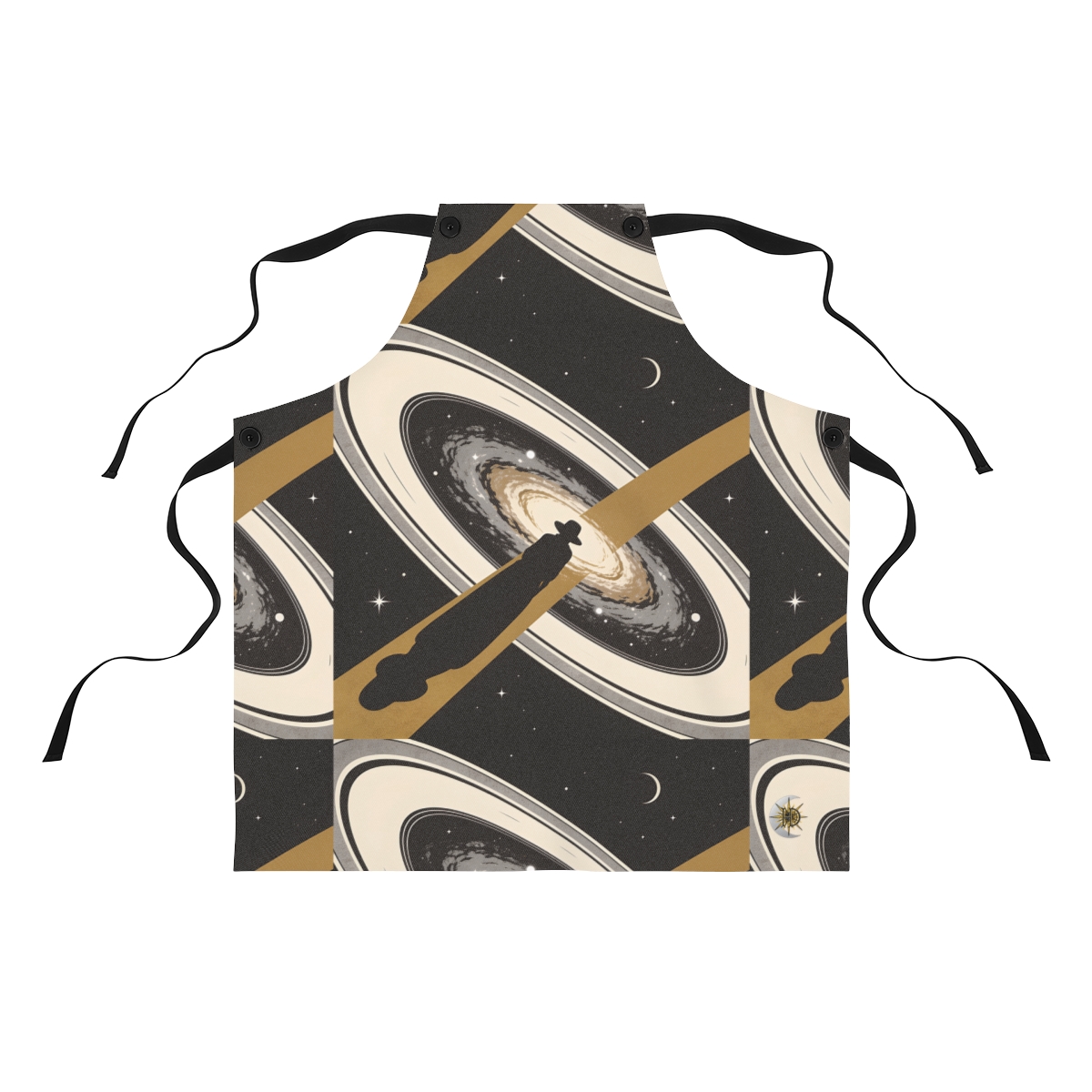 HD Golden Starpath Polyester Kitchen Apron