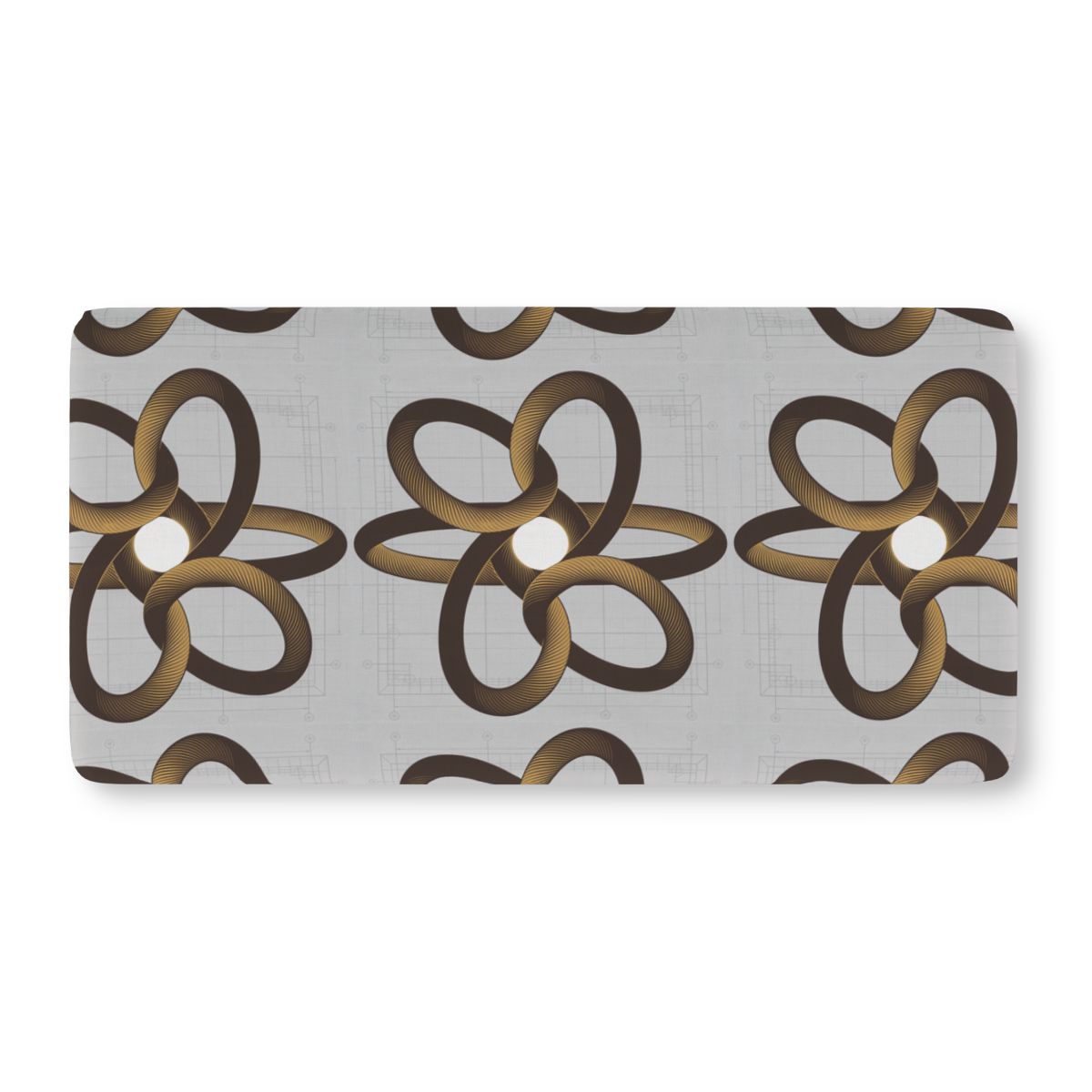 HD Copper Ribbon Orbit Fitted Crib Sheet — additional view