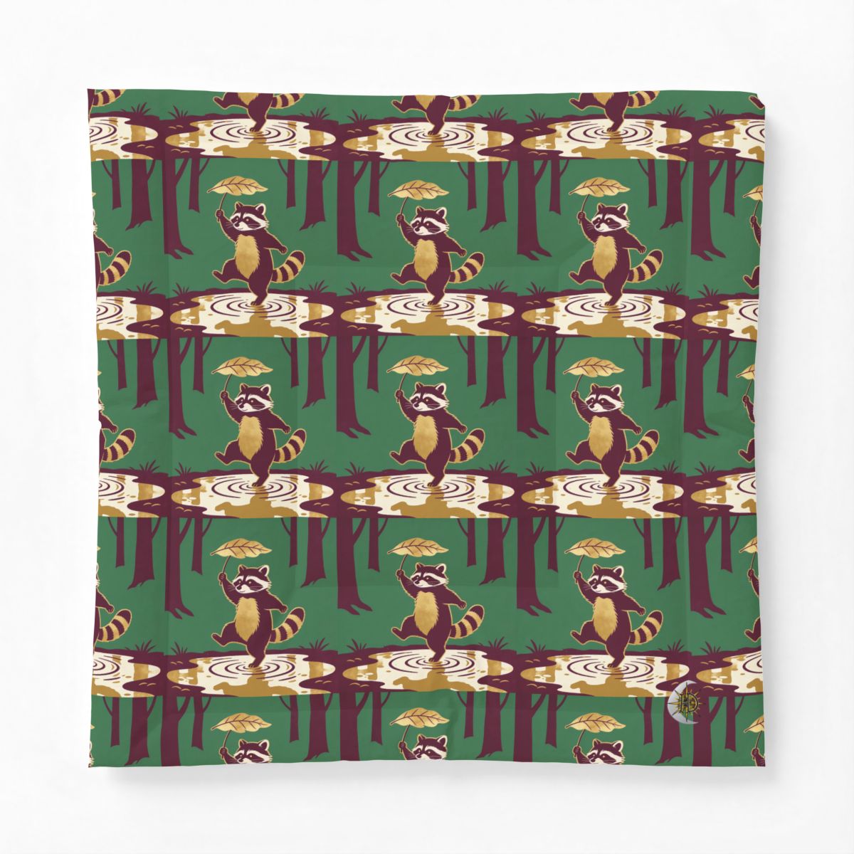 HD Leafstep Raccoon Cotton-Shell Comforter — additional view