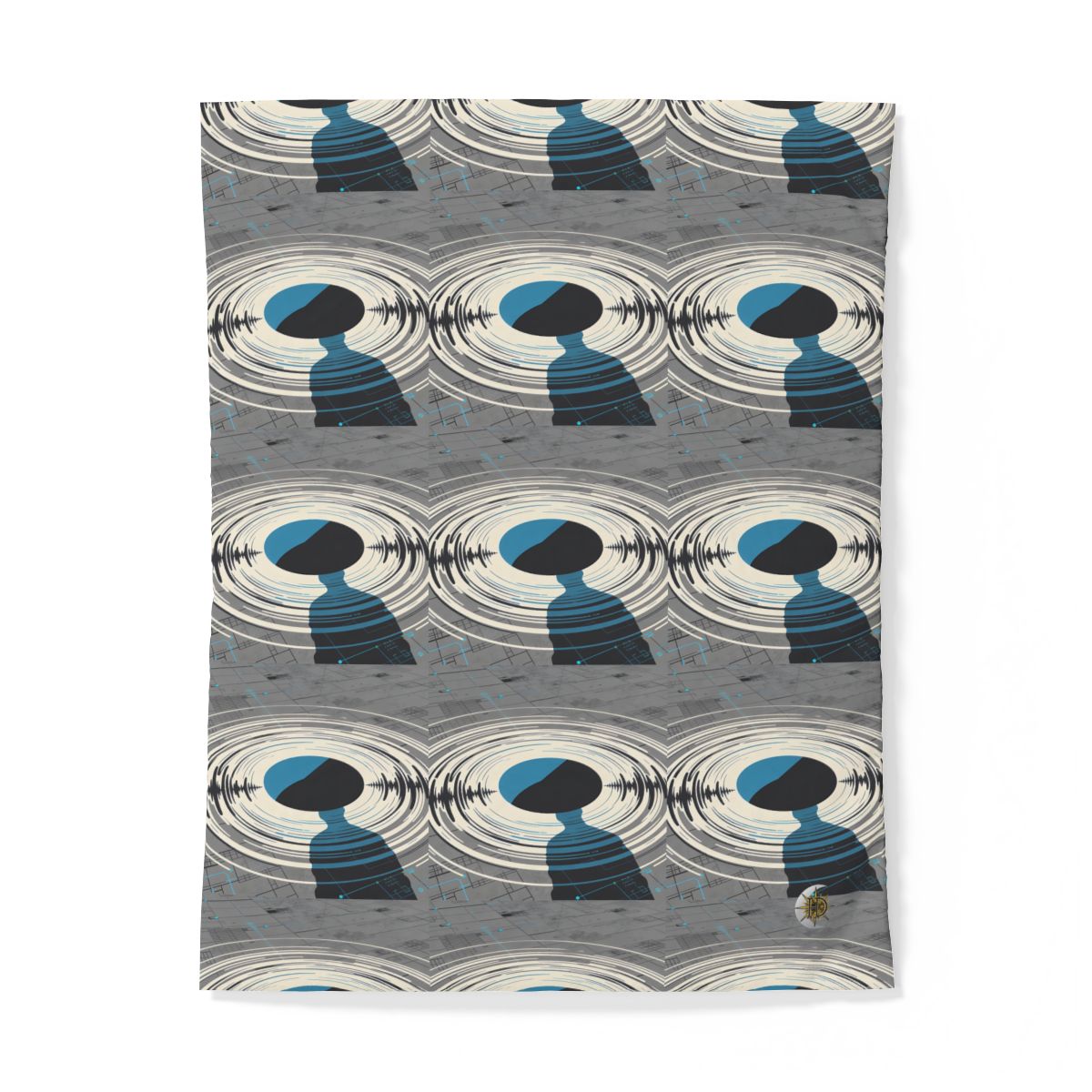 HD Echo Circuit 100% Cotton Duvet Cover
