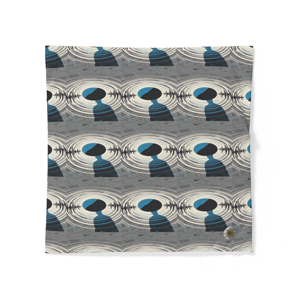 HD Echo Circuit 100% Cotton Duvet Cover — additional view