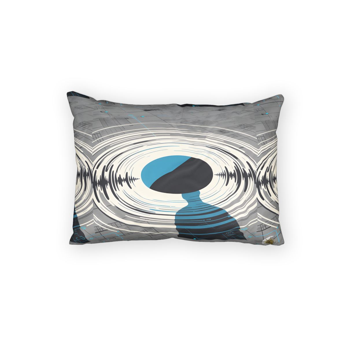 HD Echo Circuit 100% Cotton Pillow Sham