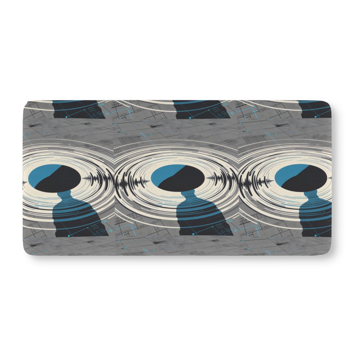 HD Echo Circuit Fitted Crib Sheet — additional view