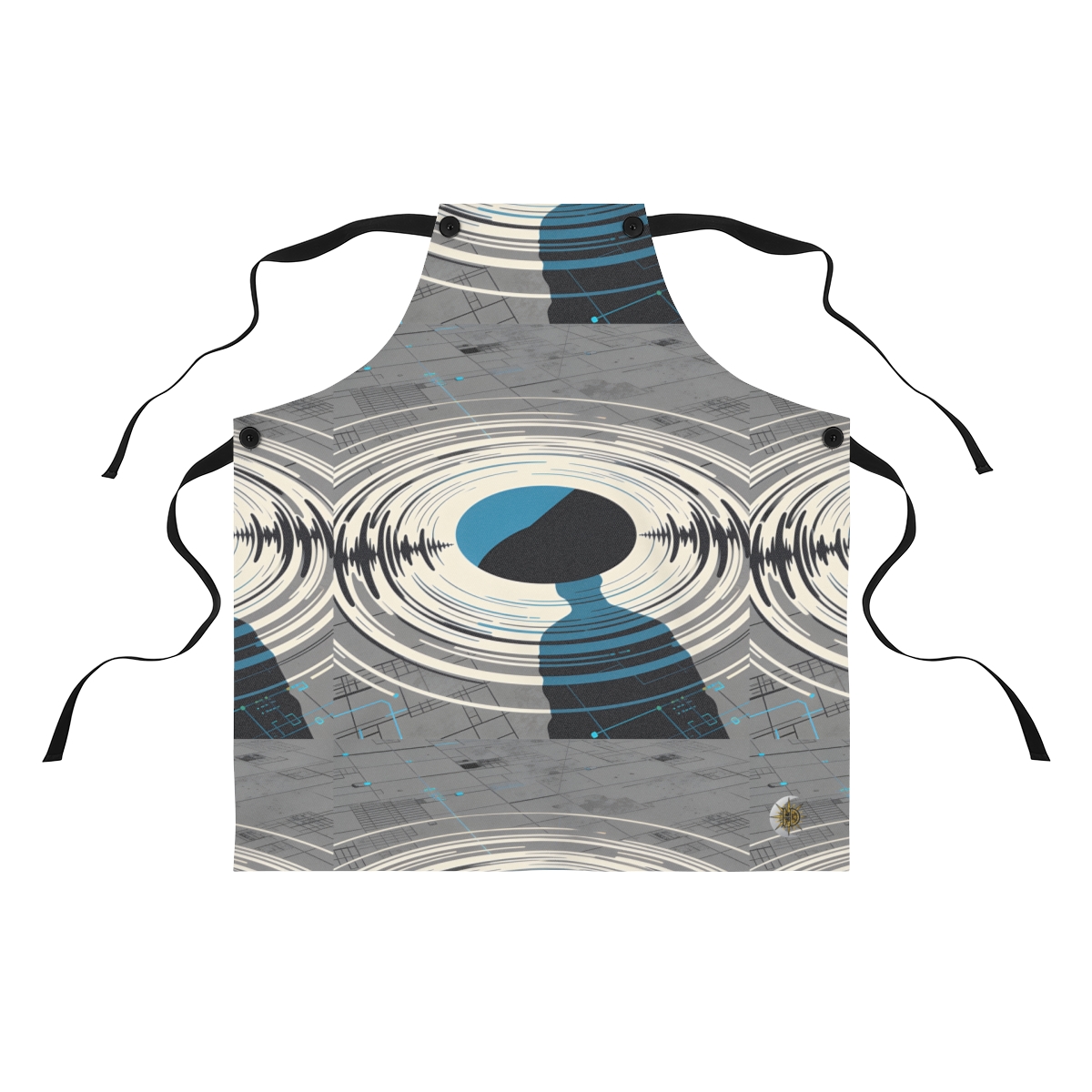 HD Echo Circuit Polyester Kitchen Apron