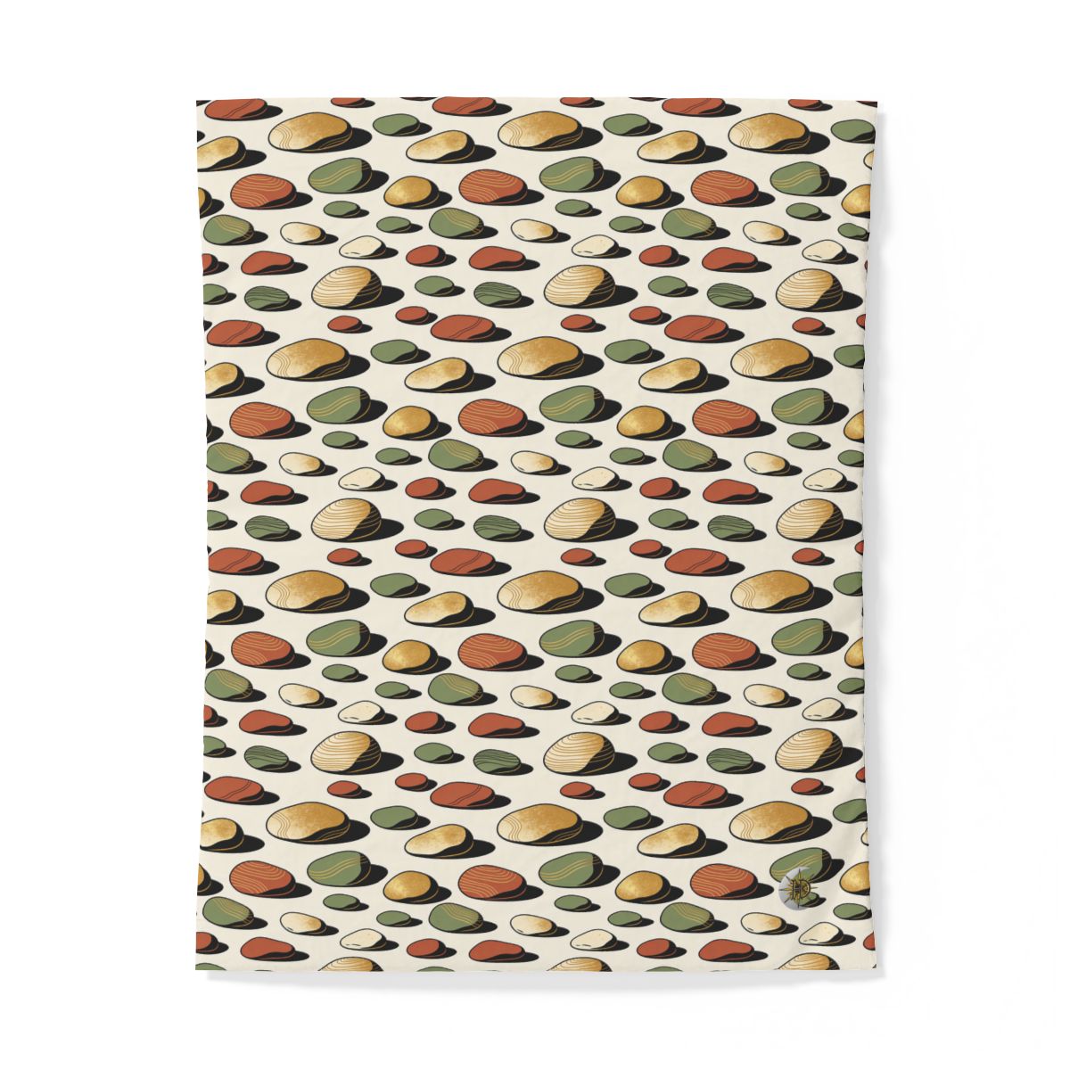 HD Riverstone Scatter 100% Cotton Duvet Cover