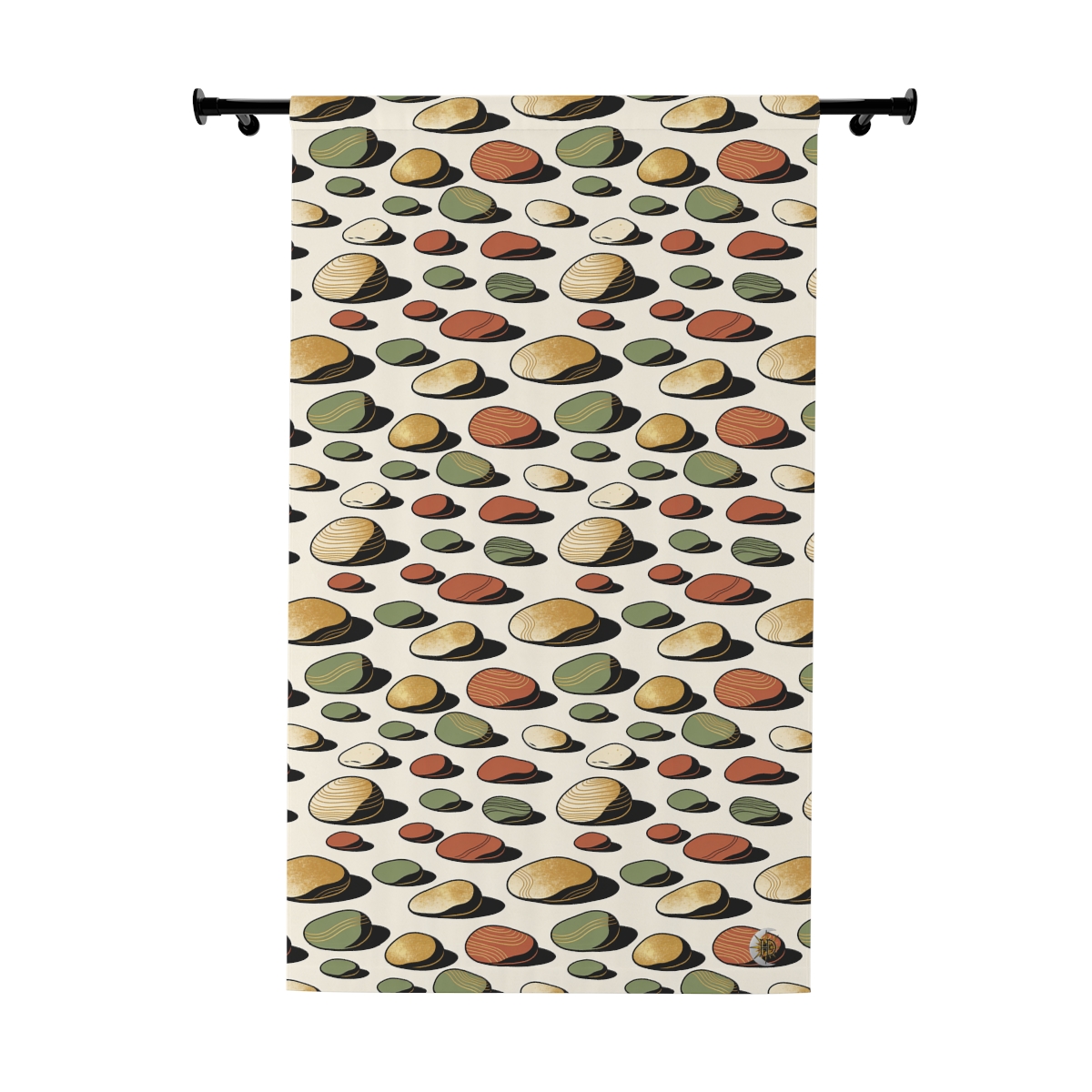 HD Riverstone Scatter Blackout Window Curtain Panel