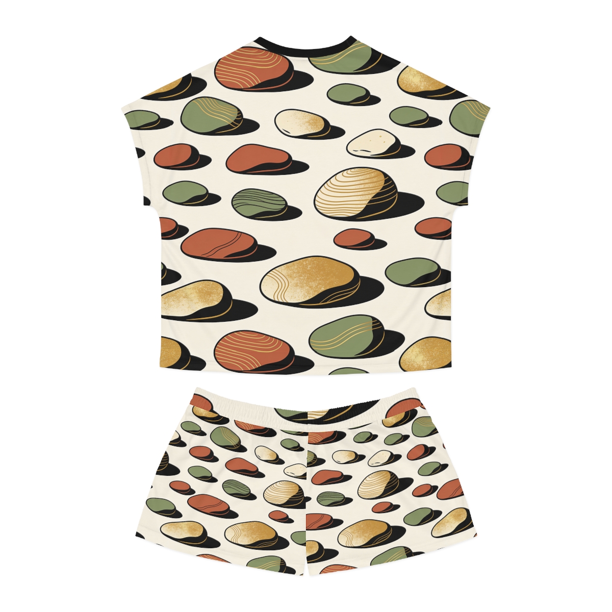 HD Riverstone Scatter Women’s Short Pajama Set — additional view