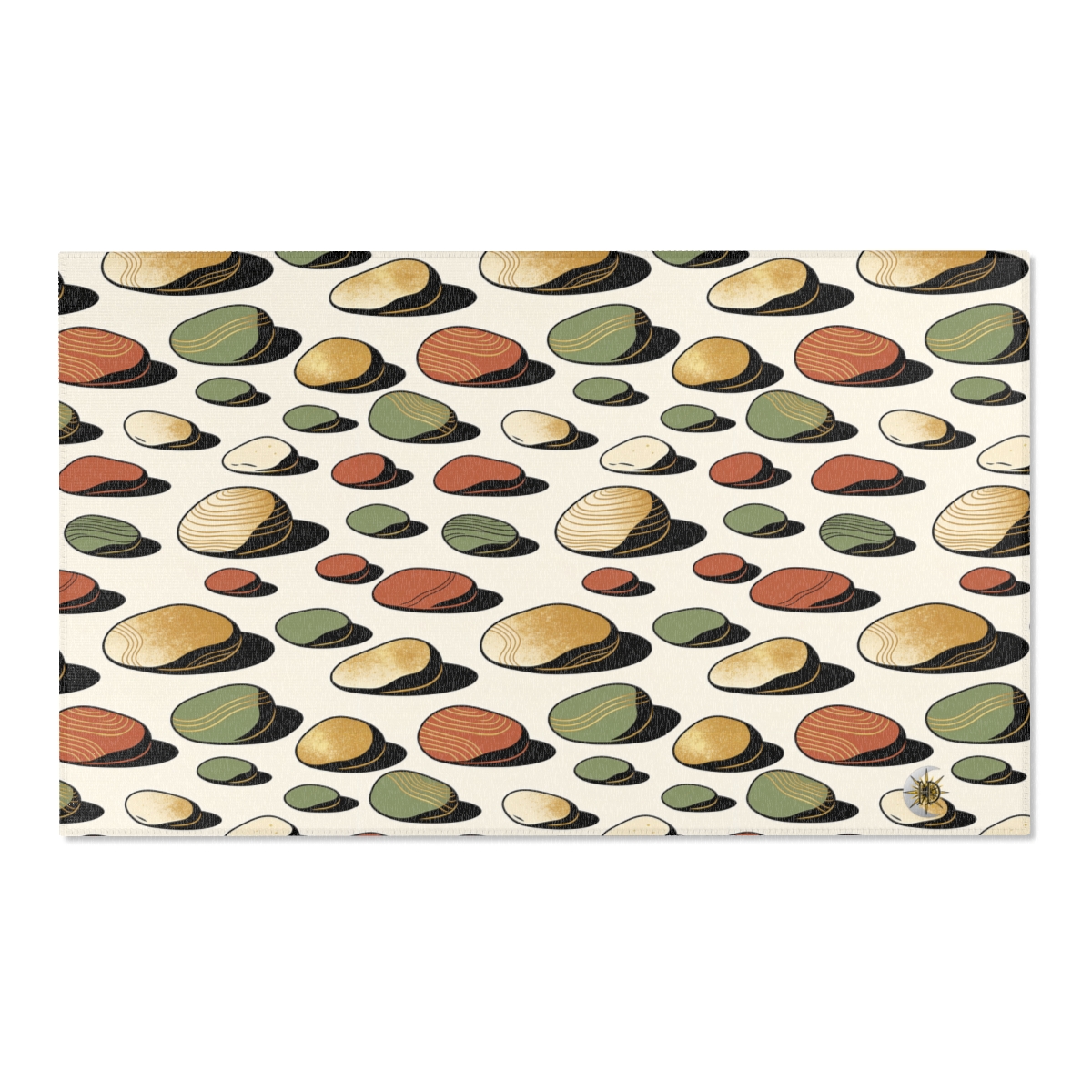 HD Riverstone Scatter Polyester Chenille Area Rug — additional view