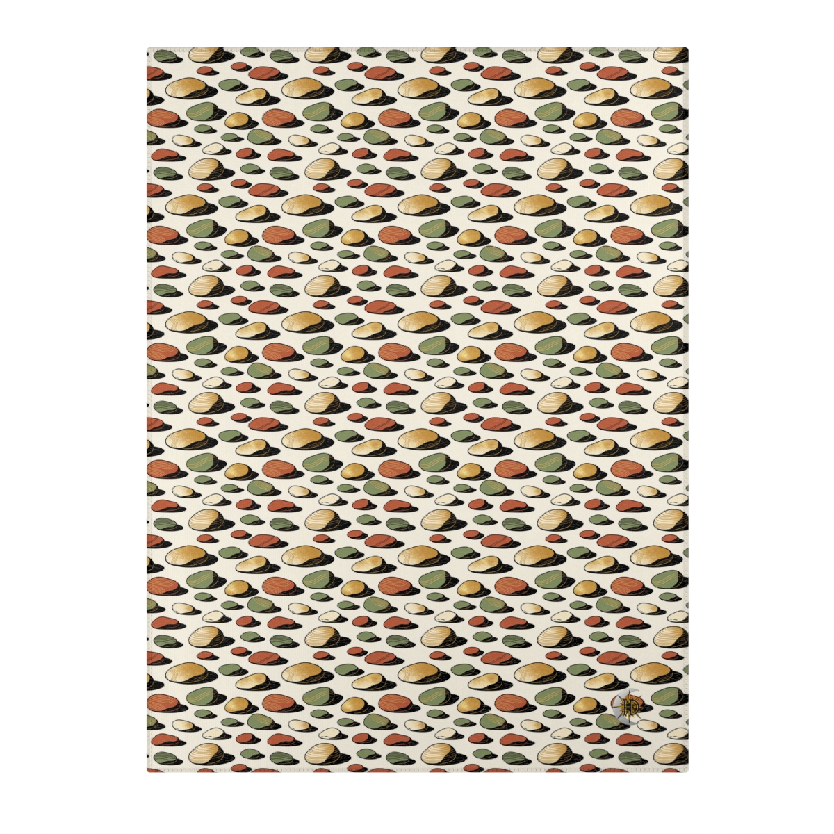 HD Riverstone Scatter Polyester Chenille Area Rug — additional view