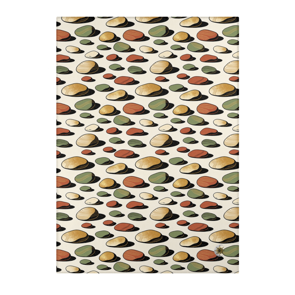 HD Riverstone Scatter Polyester Chenille Area Rug — additional view