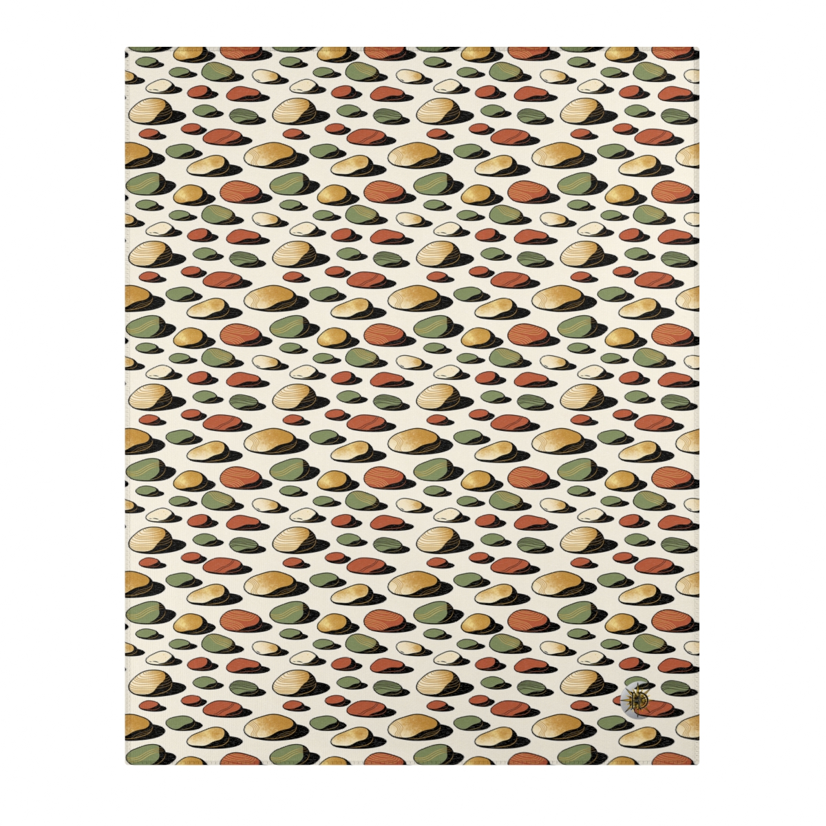 HD Riverstone Scatter Polyester Chenille Area Rug — additional view