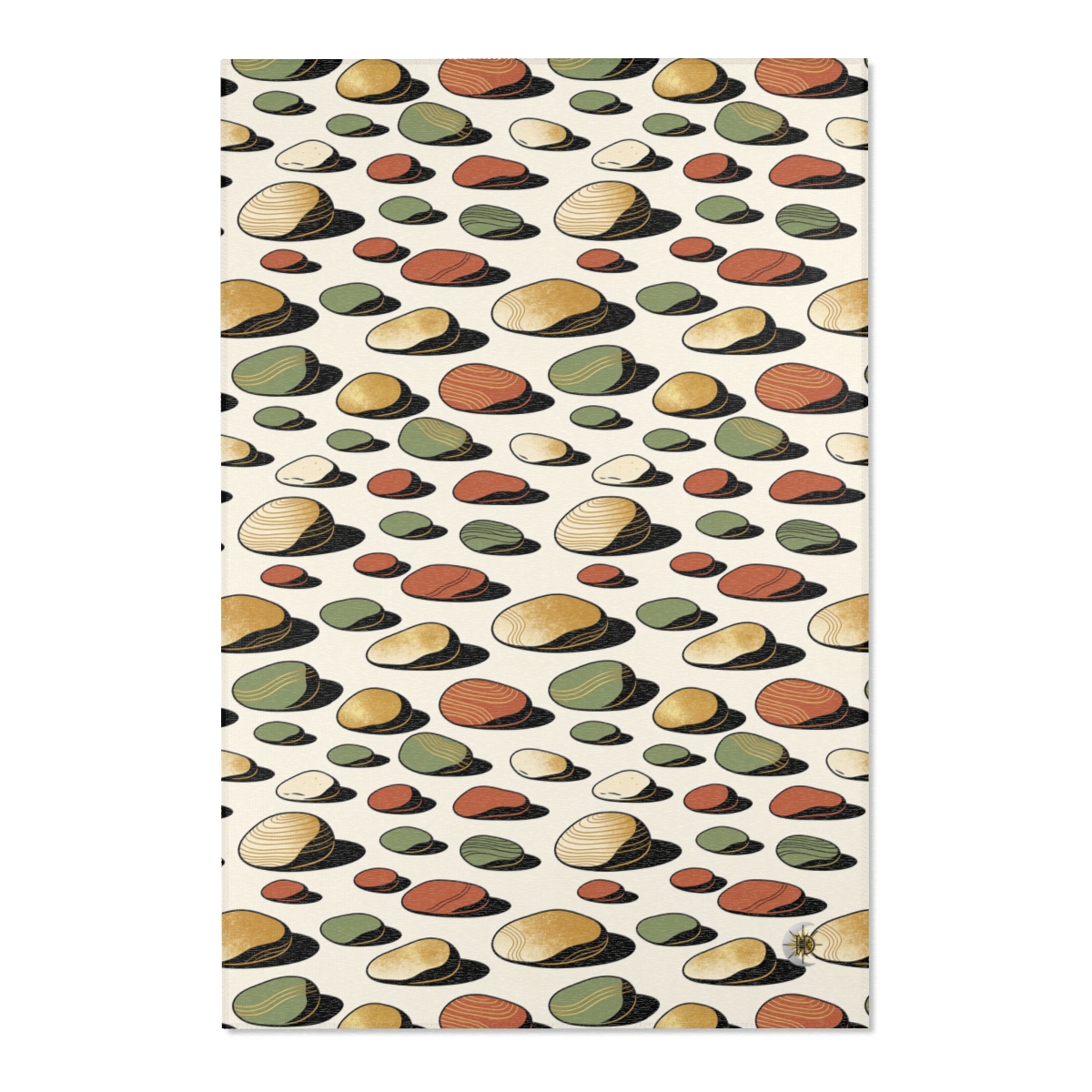 HD Riverstone Scatter Polyester Chenille Area Rug — additional view
