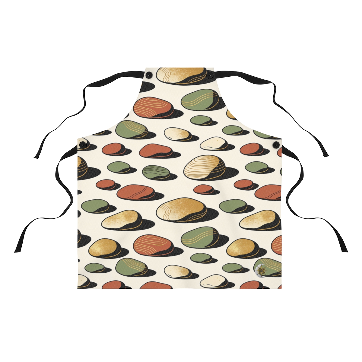 HD Riverstone Scatter Polyester Kitchen Apron