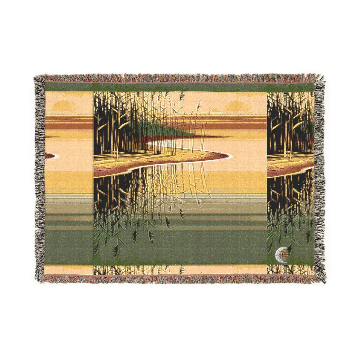 HD Amber Reedshore 100% Cotton Woven Blanket