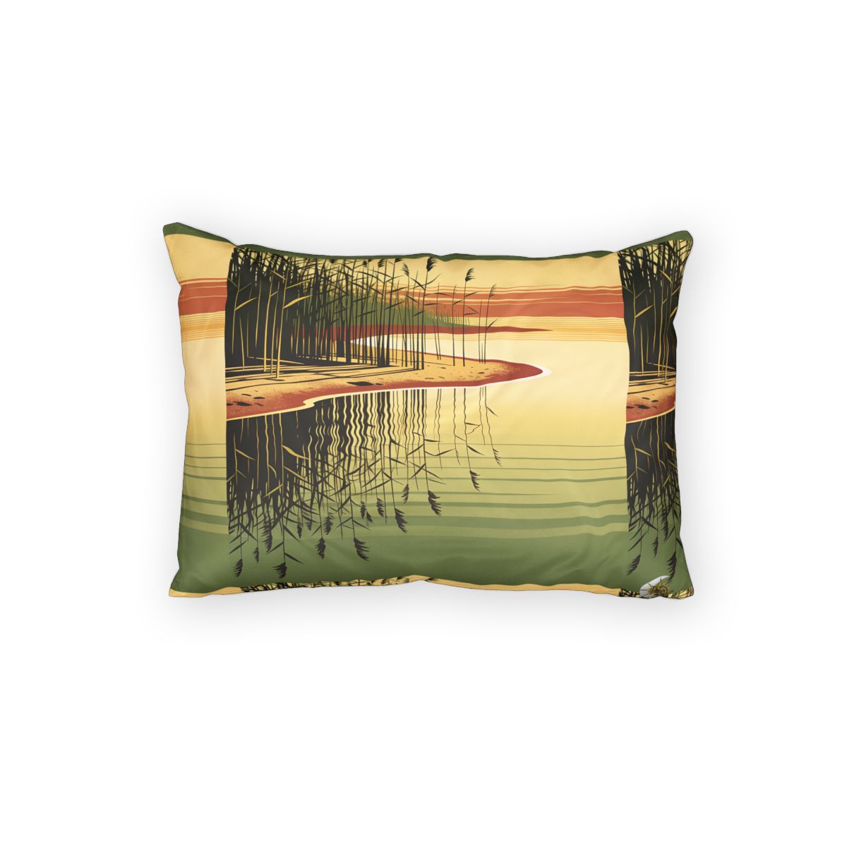 HD Amber Reedshore 100% Cotton Pillow Sham