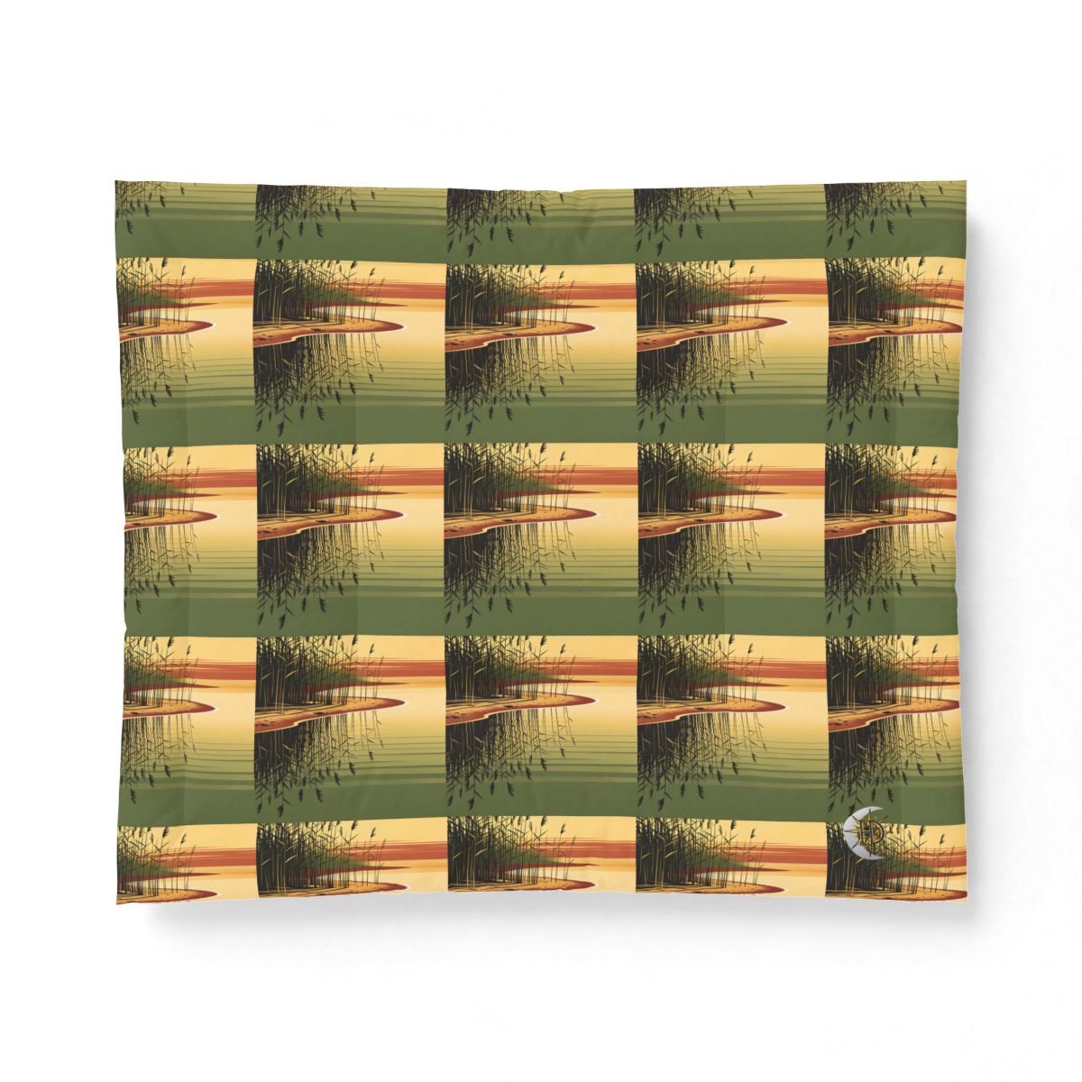 HD Amber Reedshore Cotton-Shell Comforter