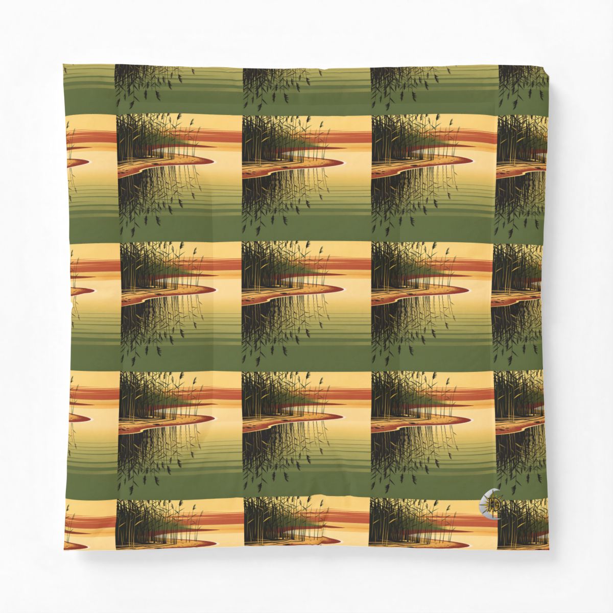 HD Amber Reedshore Cotton-Shell Comforter — additional view