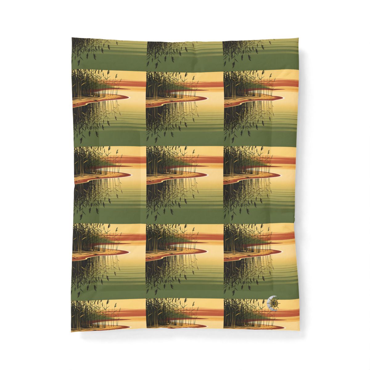 HD Amber Reedshore Cotton-Shell Comforter — additional view