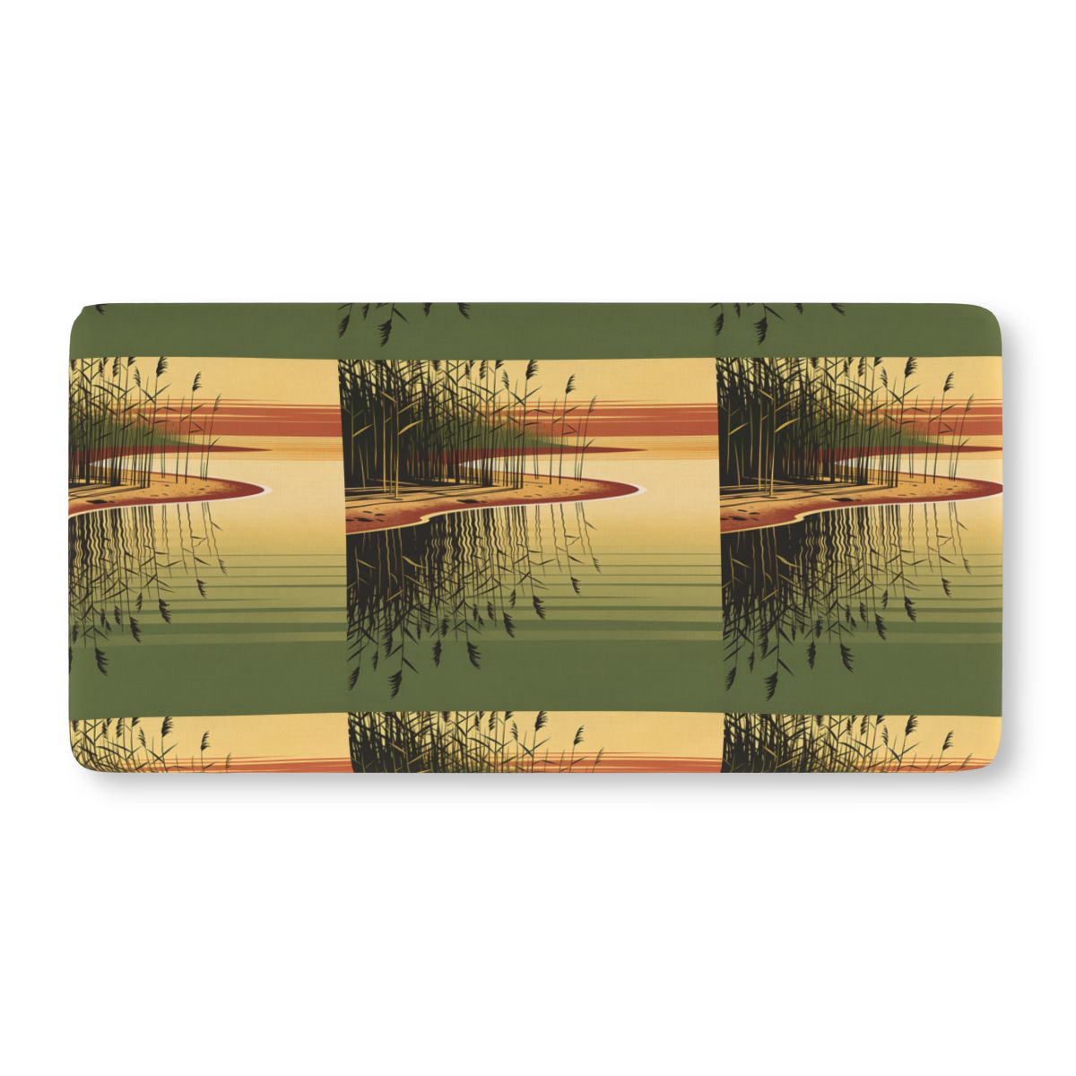 HD Amber Reedshore Fitted Crib Sheet — additional view