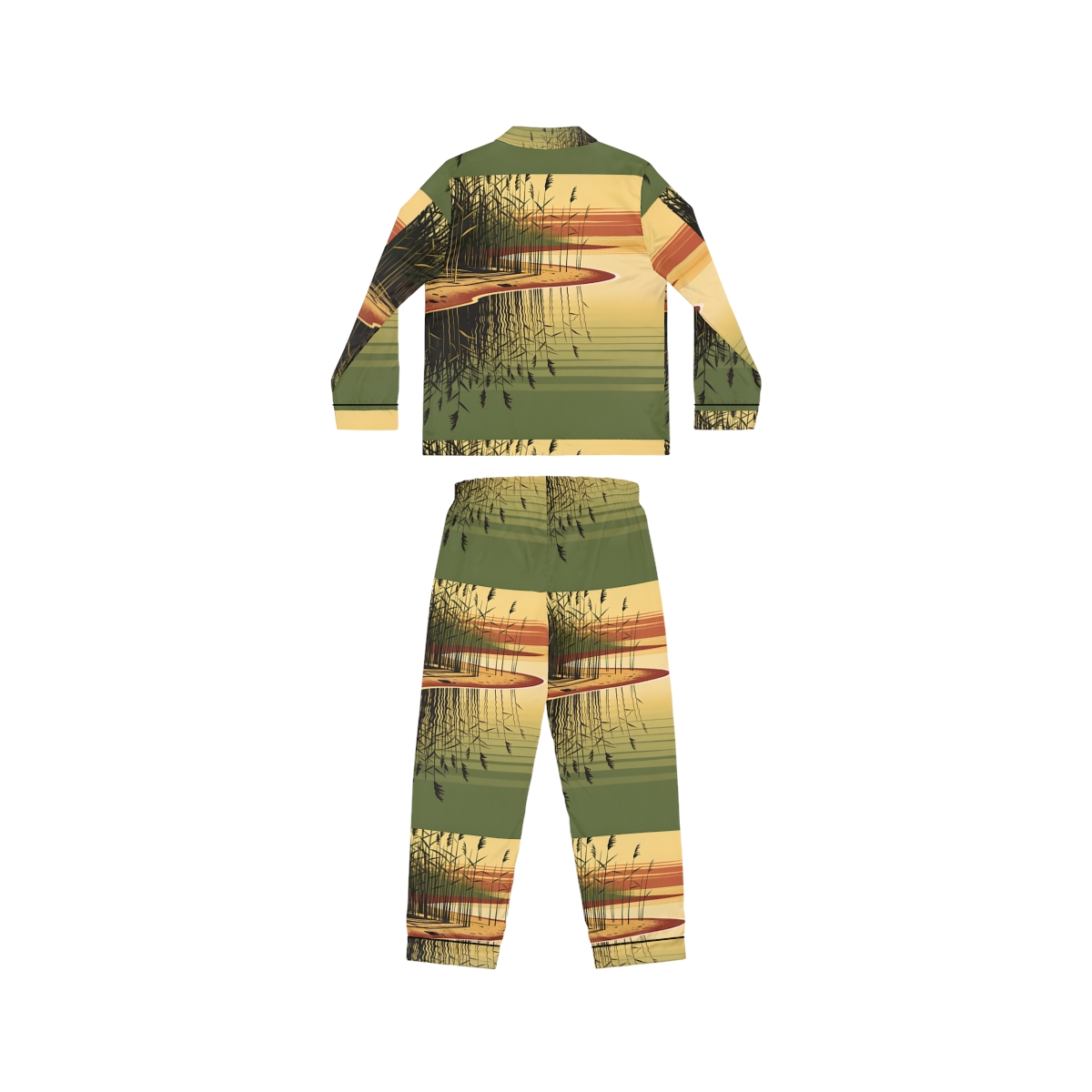 HD Amber Reedshore Women’s Satin Pajama Set — additional view