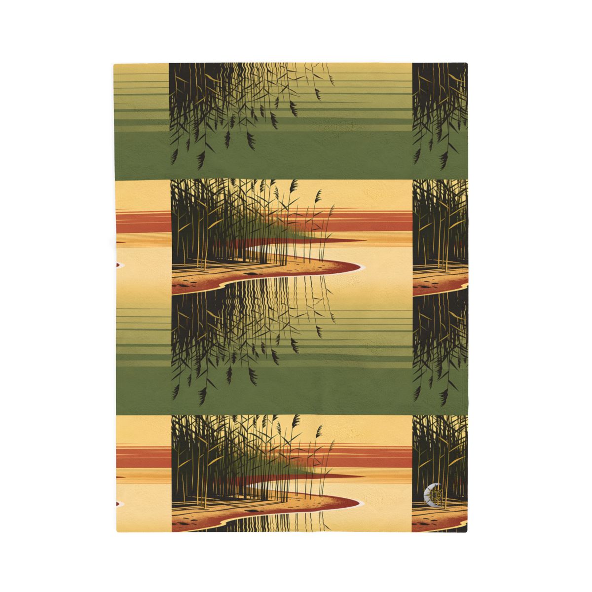 HD Amber Reedshore Velveteen Plush Blanket
