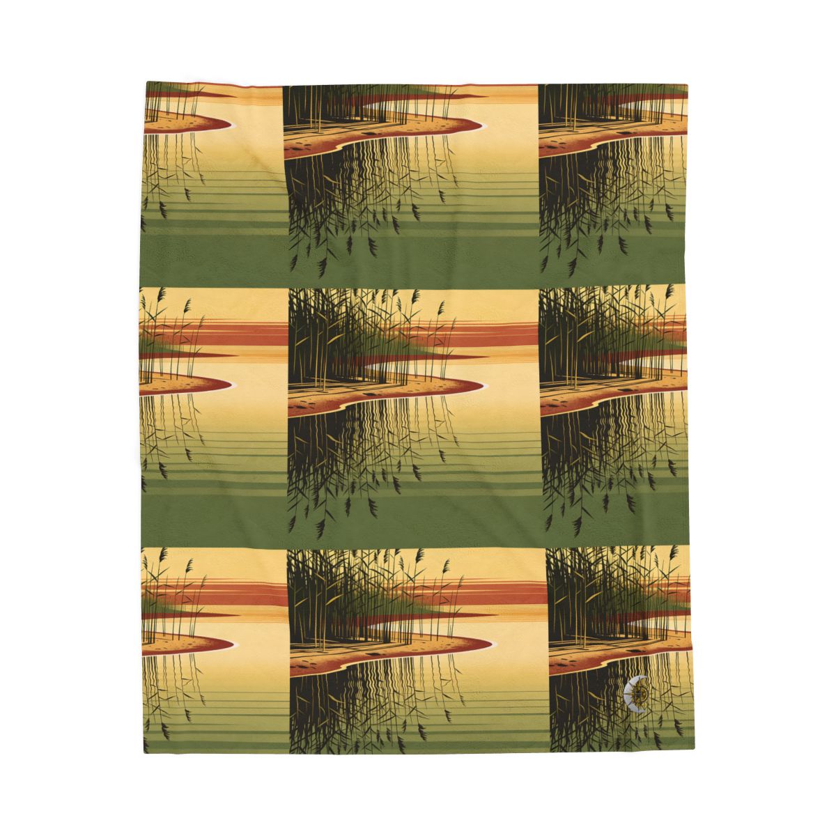 HD Amber Reedshore Velveteen Plush Blanket — additional view