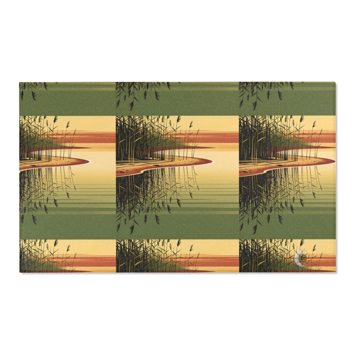 HD Amber Reedshore Polyester Chenille Area Rug — additional view