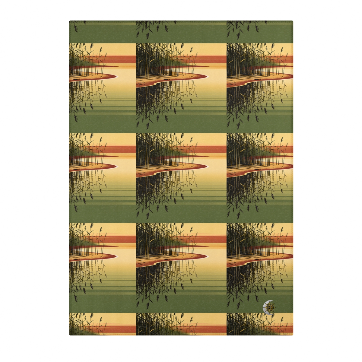 HD Amber Reedshore Polyester Chenille Area Rug — additional view