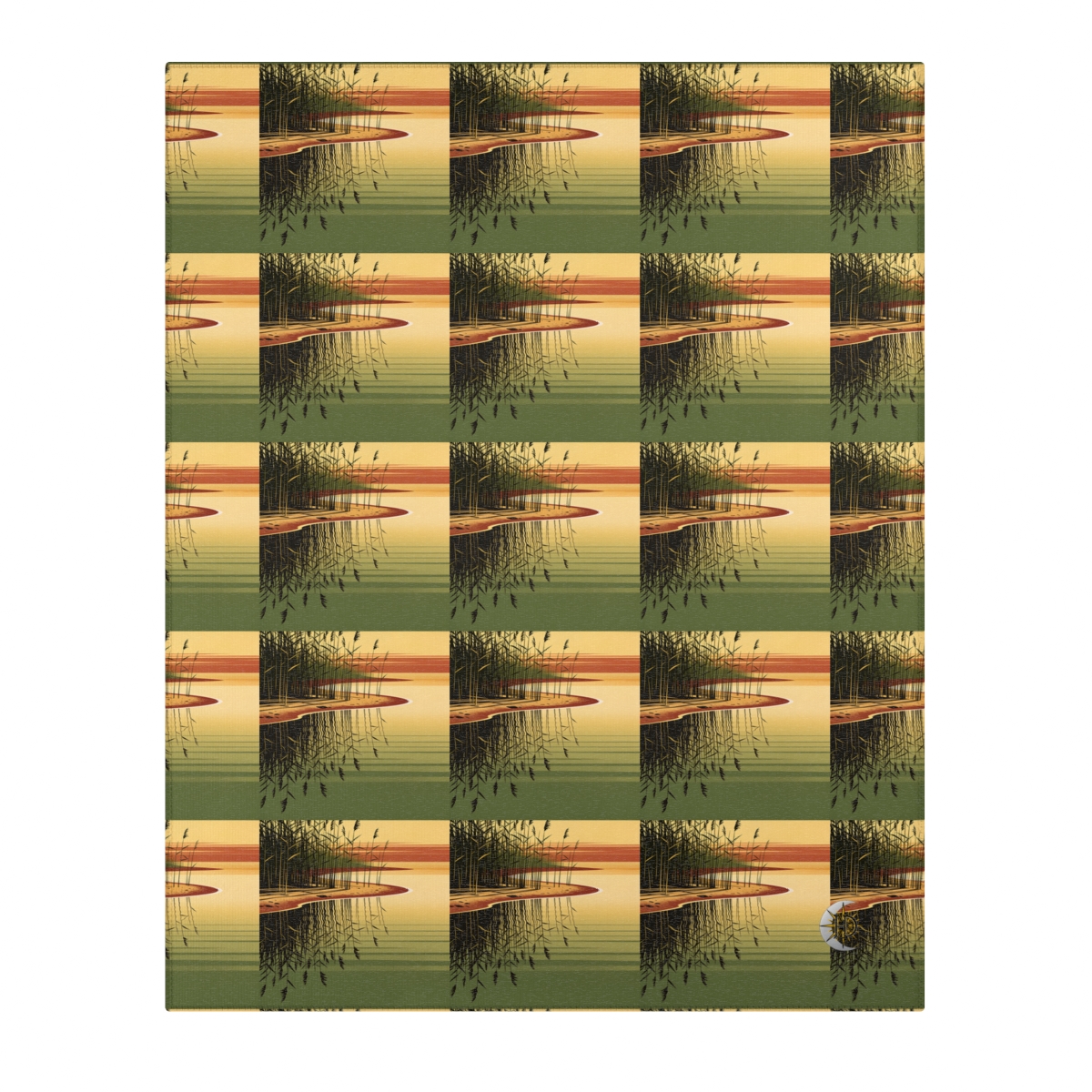 HD Amber Reedshore Polyester Chenille Area Rug — additional view