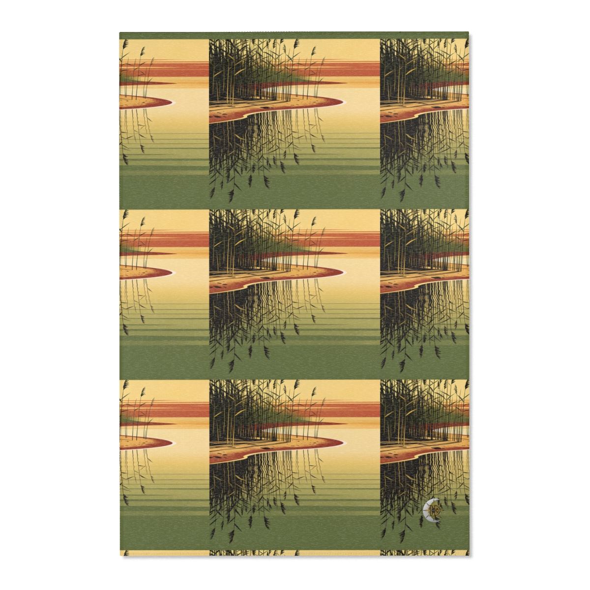 HD Amber Reedshore Polyester Chenille Area Rug — additional view