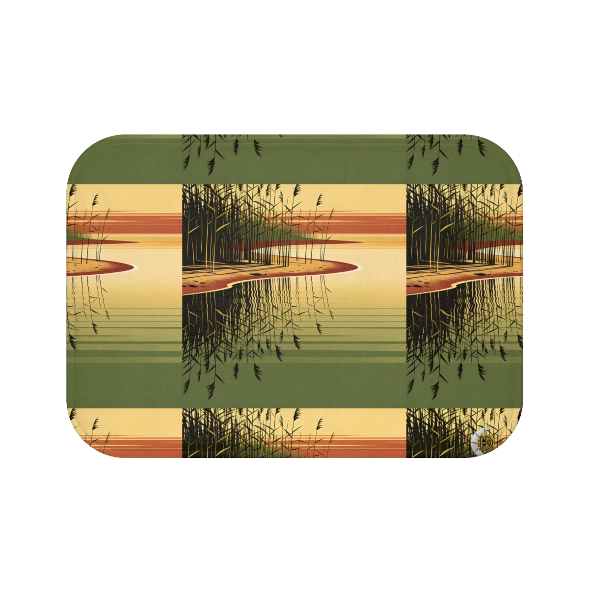 HD Amber Reedshore Memory-Foam Bath Mat — additional view