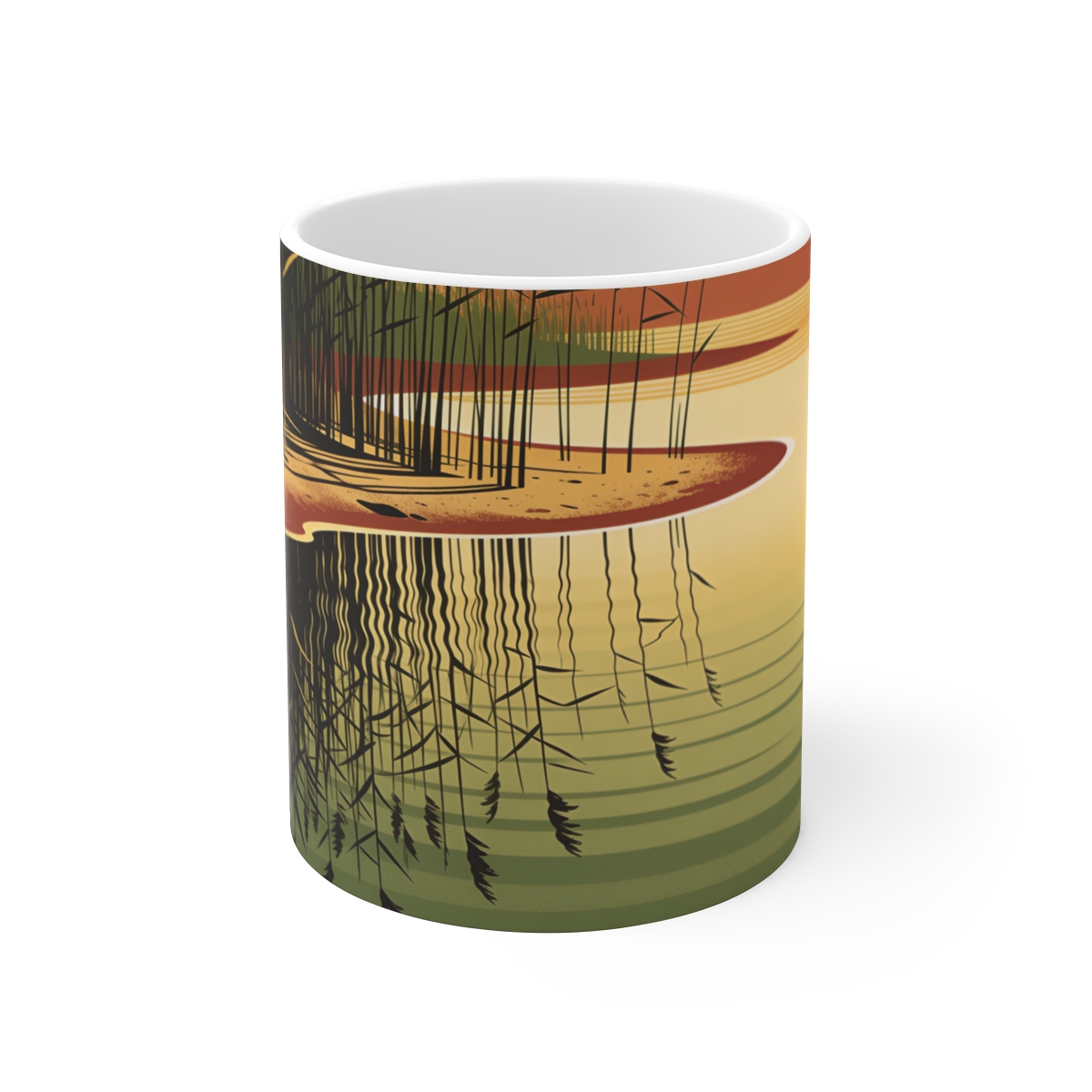 HD Amber Reedshore Ceramic Mug 11oz