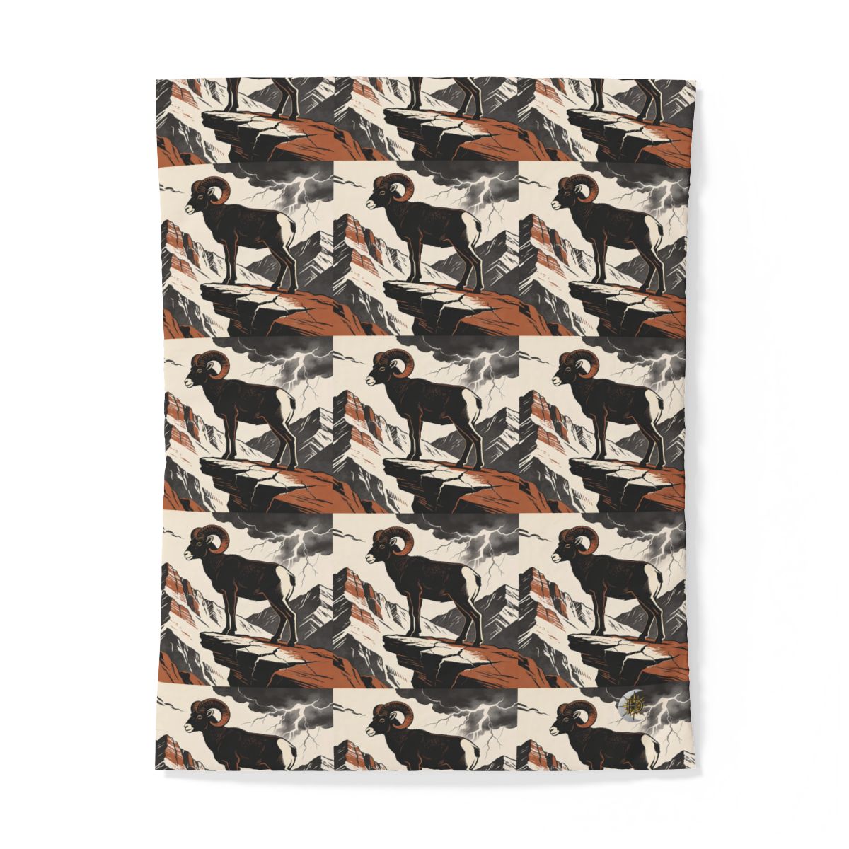 HD Stormridge Ram 100% Cotton Duvet Cover — additional view
