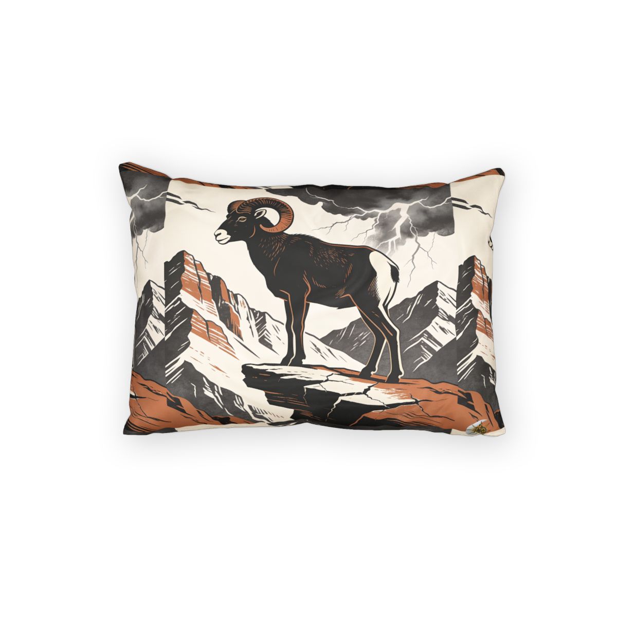 HD Stormridge Ram 100% Cotton Pillow Sham